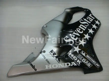 Cargar imagen en el visor de la galería, Black and Silver SevenStar - CBR600 F4i 01-03 Fairing Kit -