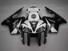 Cargar imagen en el visor de la galería, Black White Factory Style - CBR600RR 05-06 Fairing Kit -