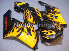Cargar imagen en el visor de la galería, Black and Yellow Flame - CBR1000RR 04-05 Fairing Kit -