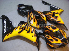 Cargar imagen en el visor de la galería, Black Yellow Flame - CBR1000RR 06-07 Fairing Kit - Vehicles