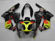 Cargar imagen en el visor de la galería, Black and Yellow Red Bull - NINJA ZX-12R 02-04 Fairing Kit