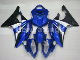 Blue and White Black Factory Style - YZF-R6 08-16 Fairing Kit Vehicles & Parts > Vehicle Parts & Accessories > Motor