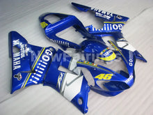 Cargar imagen en el visor de la galería, Blue and White GO - YZF-R1 00-01 Fairing Kit - Vehicles &amp;
