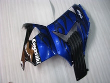 Cargar imagen en el visor de la galería, Blue and Black Flame - NINJA ZX-14R 06-11 Fairing Kit