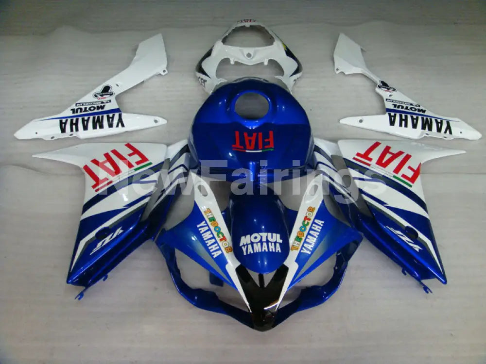 Blue White FIAT - YZF-R1 07-08 Fairing Kit - Vehicles &