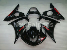 Cargar imagen en el visor de la galería, Gloss Black with Red Decals Factory Style - YZF-R6 03-04 Fairing Kit Vehicles &amp; Parts &gt; Vehicle Parts &amp; Accessories &gt;