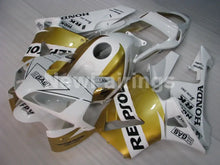 Cargar imagen en el visor de la galería, Gold and White Repsol - CBR600RR 03-04 Fairing Kit -