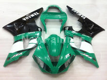 Cargar imagen en el visor de la galería, Green and Black Factory Style - YZF-R1 00-01 Fairing Kit