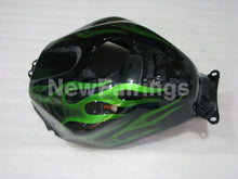Cargar imagen en el visor de la galería, Green and Black Flame - CBR600RR 03-04 Fairing Kit -