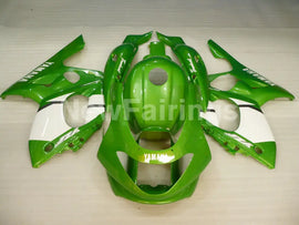 Green and White Factory Style - YZF600R Thundercat 96-07 Fairing Kit Vehicles & Parts > Vehicle Parts & Accessories >