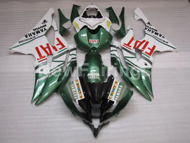 Green and White FIAT - YZF-R6 08-16 Fairing Kit Vehicles & Parts > Vehicle Parts & Accessories > Motor Vehicle Parts >