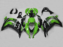 Cargar imagen en el visor de la galería, Green with Black Factory Style - NINJA ZX-10R 16-20 Fairing
