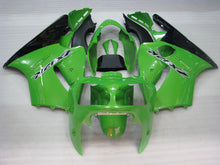 Cargar imagen en el visor de la galería, Green and Black Factory Style - NINJA ZX-12R 00-01 Fairing