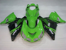 Cargar imagen en el visor de la galería, Green and Black Factory Style - NINJA ZX-14R 06-11 Fairing