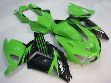 Cargar imagen en el visor de la galería, Green and Black Factory Style - NINJA ZX-14R 06-11 Fairing