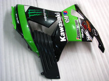Cargar imagen en el visor de la galería, Green and Black Monster - NINJA ZX-14R 06-11 Fairing Kit