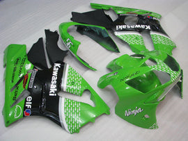 Green and Black Nakano - NINJA ZX-12R 02-04 Fairing Kit