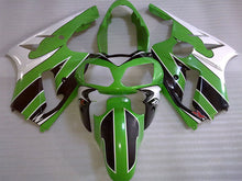 Cargar imagen en el visor de la galería, Green and White Factory Style - NINJA ZX-12R 02-04 Fairing