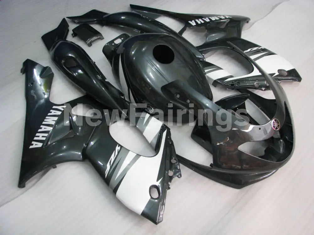 Grey and White Factory Style - YZF600R Thundercat 96-07 Fairing Kit Vehicles & Parts > Vehicle Parts & Accessories >