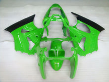 Cargar imagen en el visor de la galería, Green and Black Factory Style - NINJA ZX-6R 00-02 Fairing Kit