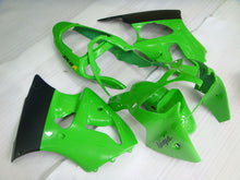 Cargar imagen en el visor de la galería, Green and Black Factory Style - NINJA ZX-6R 00-02 Fairing Kit