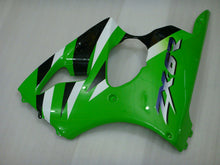 Cargar imagen en el visor de la galería, Green and Black Factory Style - NINJA ZX-6R 00-02 Fairing Kit
