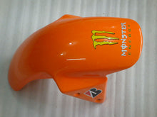 Cargar imagen en el visor de la galería, Orange and Black Monster - NINJA ZX-6R 03-04 Fairing Kit