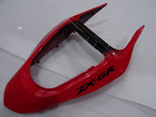 Cargar imagen en el visor de la galería, Red and Black Factory Style - NINJA ZX-6R 03-04 Fairing Kit