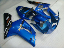 Cargar imagen en el visor de la galería, Blue and Black Factory Style - NINJA ZX-6R 03-04 Fairing Kit