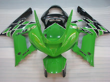 Cargar imagen en el visor de la galería, Green and Black Factory Style - NINJA ZX-6R 03-04 Fairing Kit