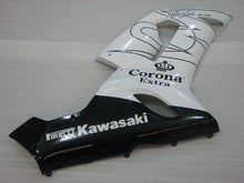 Cargar imagen en el visor de la galería, White and Black Corona - NINJA ZX-6R 05-06 Fairing Kit