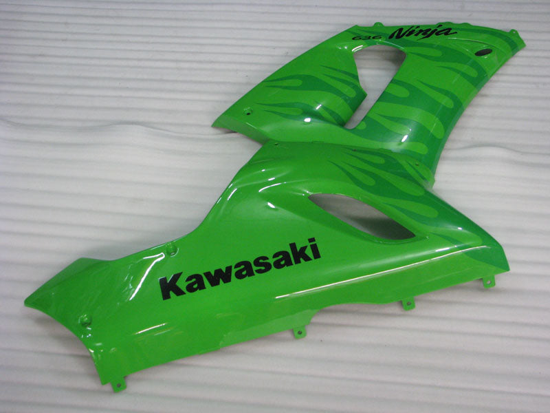 Green Flame - NINJA ZX-6R 05-06 Fairing Kit