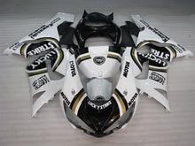 Cargar imagen en el visor de la galería, Black and White Lucky Strike - NINJA ZX-6R 05-06 Fairing Kit
