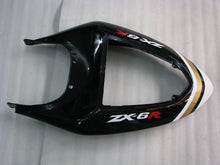 Cargar imagen en el visor de la galería, Black and White Lucky Strike - NINJA ZX-6R 05-06 Fairing Kit