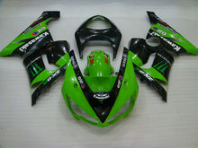 Cargar imagen en el visor de la galería, Green and Black Monster - NINJA ZX-6R 05-06 Fairing Kit