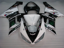 Cargar imagen en el visor de la galería, Black and White Monster - NINJA ZX-6R 05-06 Fairing Kit