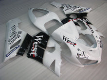Cargar imagen en el visor de la galería, White and Black West - NINJA ZX-6R 05-06 Fairing Kit