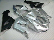 Cargar imagen en el visor de la galería, Silver and Matte Black Factory Style - NINJA ZX-6R 05-06 Fairing Kit