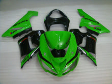 Cargar imagen en el visor de la galería, Green and Black Factory Style - NINJA ZX-6R 05-06 Fairing Kit