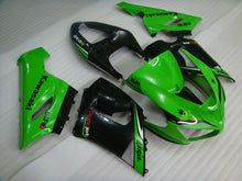 Cargar imagen en el visor de la galería, Green and Black Factory Style - NINJA ZX-6R 05-06 Fairing Kit