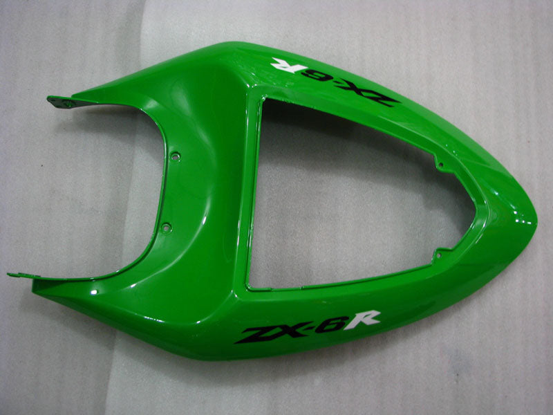 Green and Matte Black Factory Style - NINJA ZX-6R 05-06 Fairing Kit
