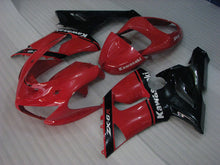 Cargar imagen en el visor de la galería, Red and Black Factory Style - NINJA ZX-6R 05-06 Fairing Kit