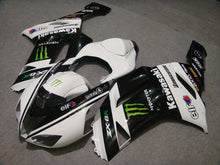 Cargar imagen en el visor de la galería, White and Black Monster - NINJA ZX-6R 07-08 Fairing Kit