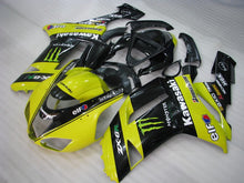 Cargar imagen en el visor de la galería, Yellow and Black Monster - NINJA ZX-6R 07-08 Fairing Kit