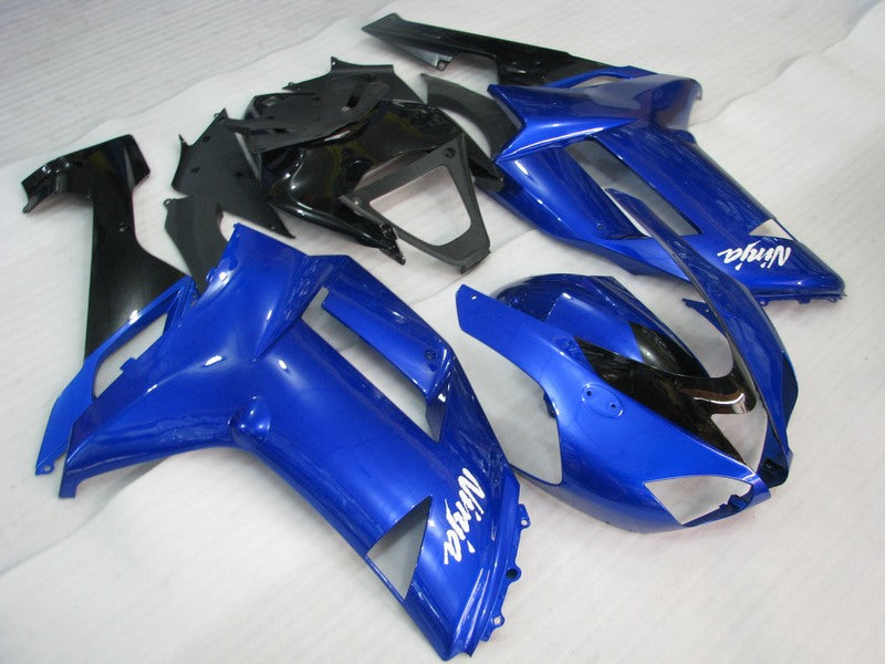 Blue and Black Factory Style - NINJA ZX-6R 07-08 Fairing Kit