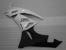 Cargar imagen en el visor de la galería, White and Matte Black Factory Style - NINJA ZX-6R 09-12 Fairing Kit