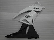 Cargar imagen en el visor de la galería, White and Matte Black Factory Style - NINJA ZX-6R 09-12 Fairing Kit