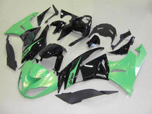 Cargar imagen en el visor de la galería, Green Black Factory Style - NINJA ZX-6R 09-12 Fairing Kit