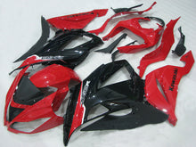Cargar imagen en el visor de la galería, Red and Black Factory Style - NINJA ZX-6R 13-18 Fairing Kit