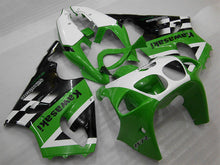 Cargar imagen en el visor de la galería, Green and White Black Factory Style - NINJA ZX-7R 96-03 Fairing Kit